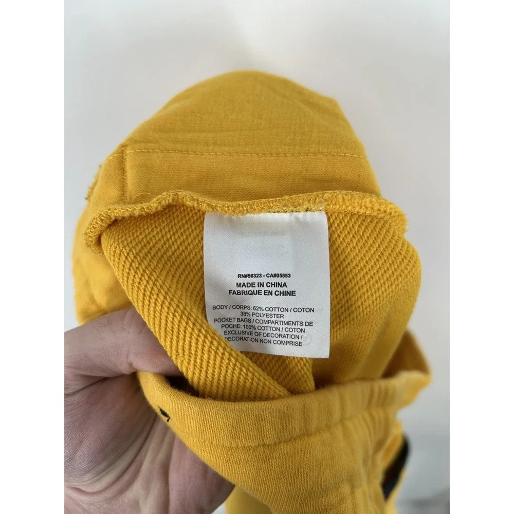 Jordan JumpMan Air Fleece Training Sweat Shorts Men's L Yellow‎ Drawstring Waist